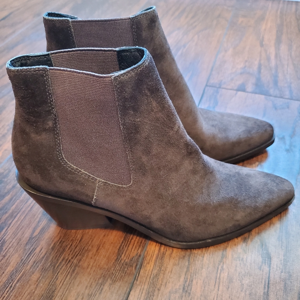 Rag & Bone Razor Chelsea Suede Booties - Picture 5 of 11